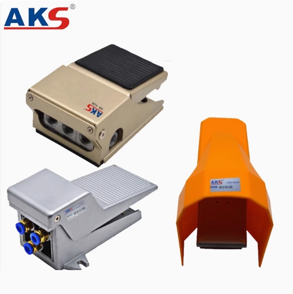 Van đạp chân khí nén AKS