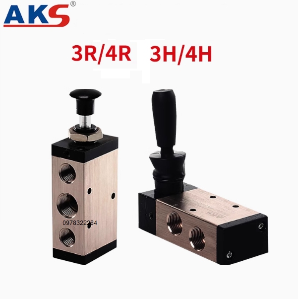 Van tay gạt khí nén AKS