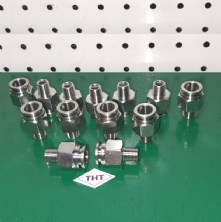 Đầu nối nhanh khí nén PC bằng inox